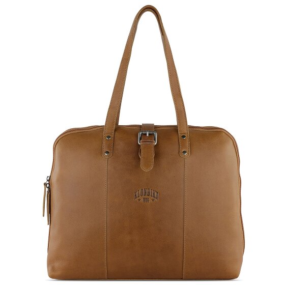 Klondike 1896 Gold Charles Teczka Skórzany 37 cm Komora na laptopa