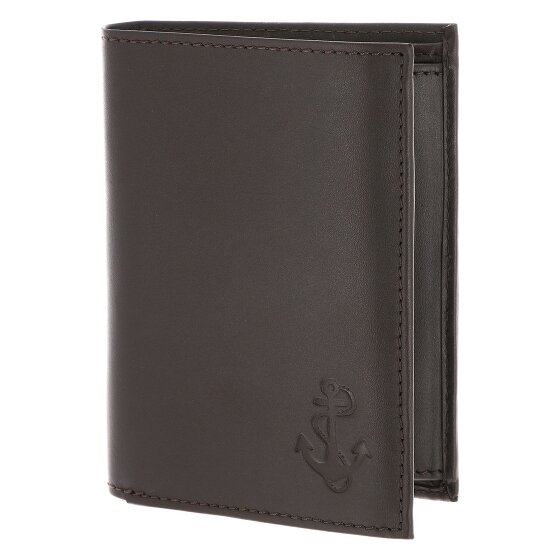 oxmox Leather Portfel Ochrona RFID Skóra 10 cm
