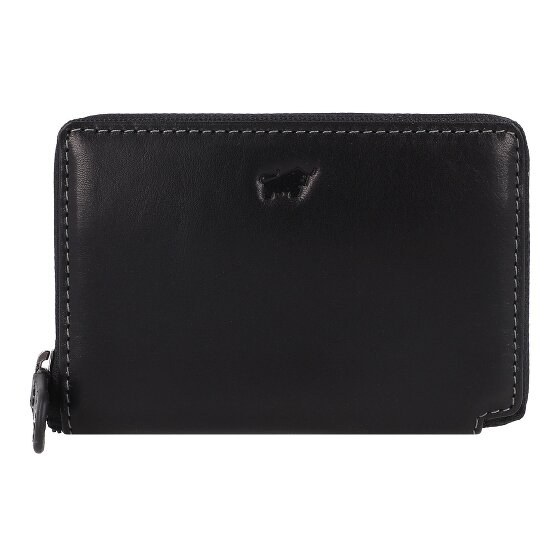 Braun Büffel Arezzo Etui na karty kredytowe Ochrona RFID Skórzany 11.5 cm
