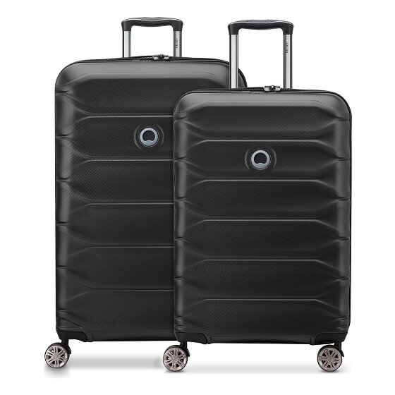 Delsey Paris Zestaw walizek Meteor z 4 kółkami, rozmiary M i L, z funkcją poszerzenia przegrody