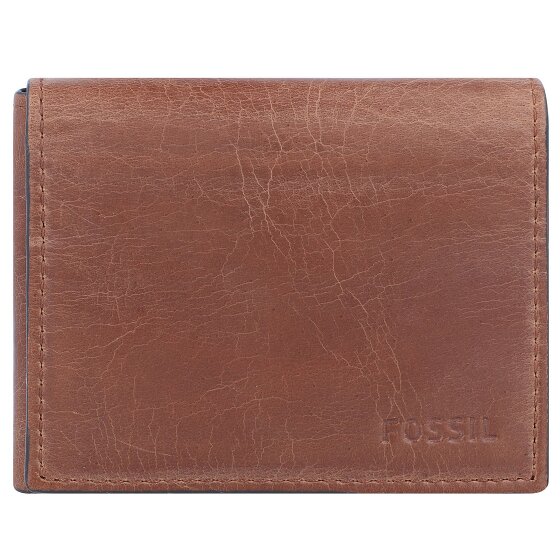 Fossil Derrick Portfel skórzany 10 cm