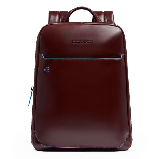 Piquadro Blue Square Plecak Ochrona RFID Skórzany 37 cm Komora na laptopa