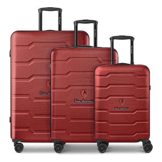 Tonino Lamborghini Bologna 4 kółka Zestaw walizek 3-części