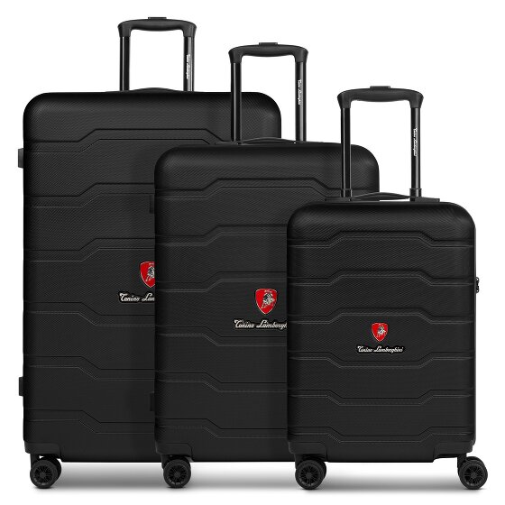 Tonino Lamborghini Bologna 4 kółka Zestaw walizek 3-części