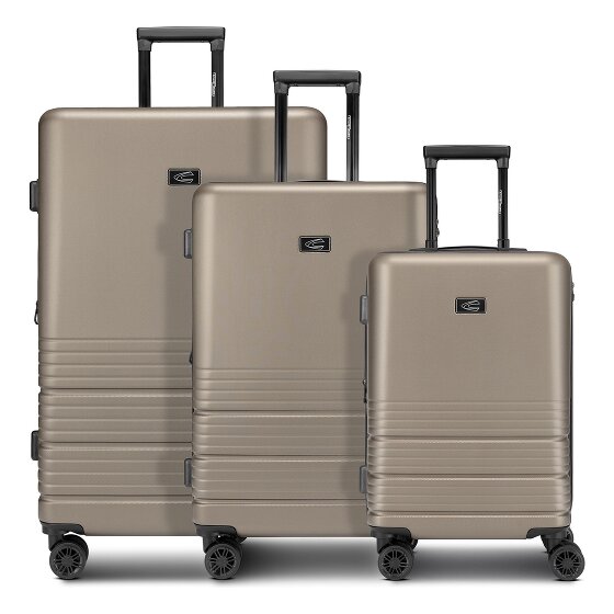 camel active Hanoi 4 kółka Zestaw walizek 3-części z funkcją poszerzenia
