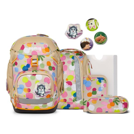 Ergobag Zestaw tornistrów 6 szt. z zestawem rzepów