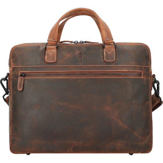 Jack Kinsky Teczka Baltimore 8 Skórzana przegroda na laptopa 40 cm