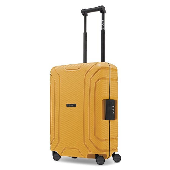 Redolz Essentials 15 – Walizka kabinowa na 4 kółkach, 55 cm, z zamkiem trzypunktowym