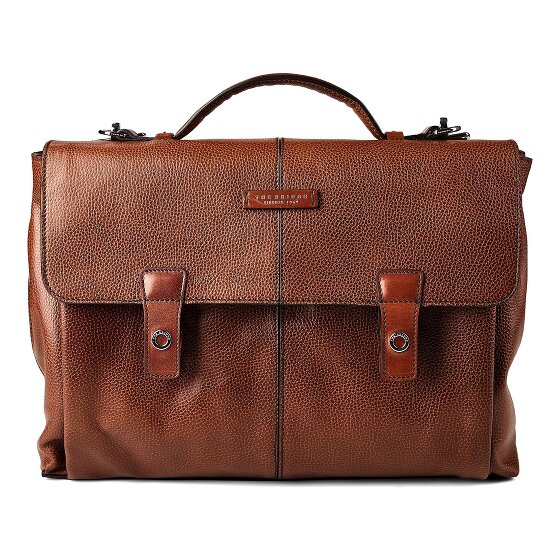 The Bridge Biagio Briefcase Messenger Skórzany 41 cm Komora na laptopa