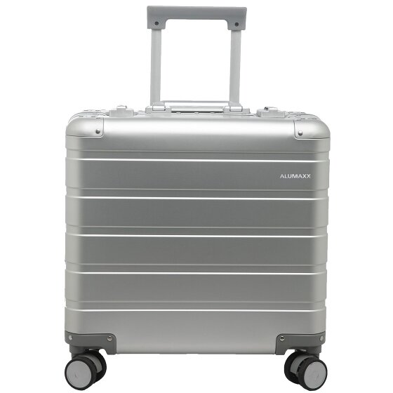 Alumaxx Walizka z pilotem Gravity z 4 kółkami, Aluminium, 44 cm, z przegrodą na laptopa