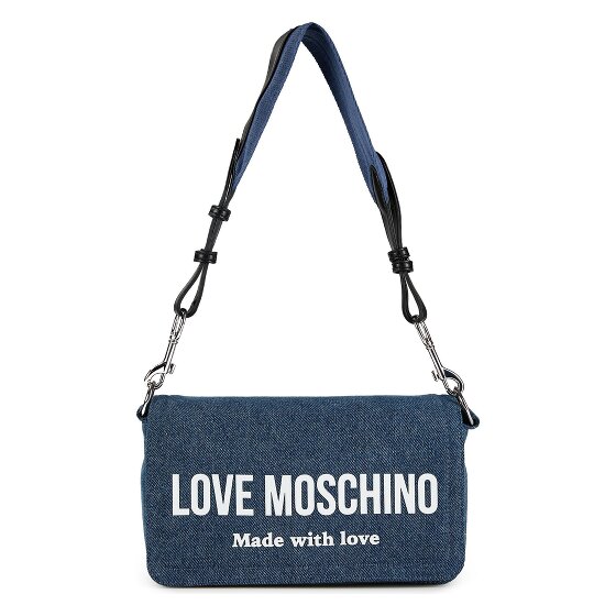 Love Moschino Denim Signature Love Torba na ramię 24 cm