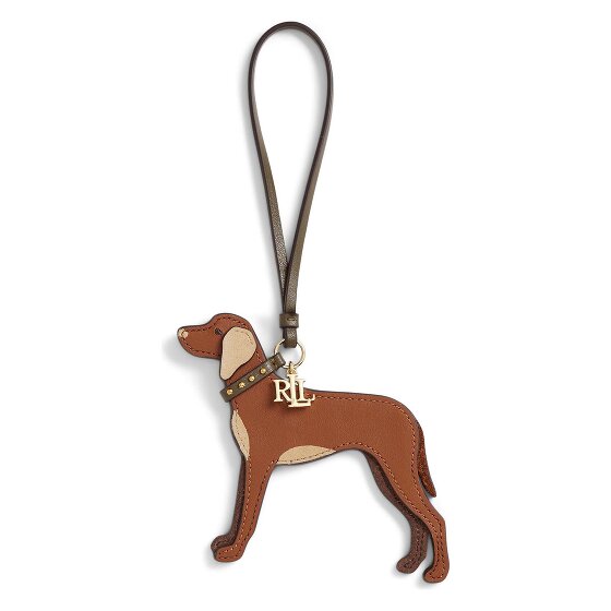 Lauren Ralph Lauren Skórzana przywieszka do torby Viszla 10 cm