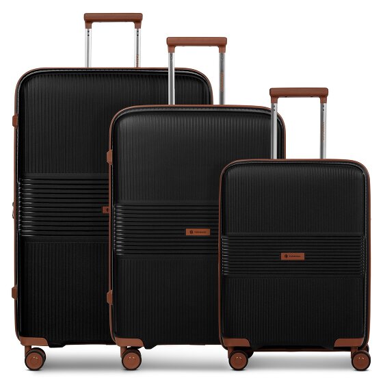 Farmhood Eco Edition 02 4 kółka Zestaw walizek 3-części z plisą rozprężną