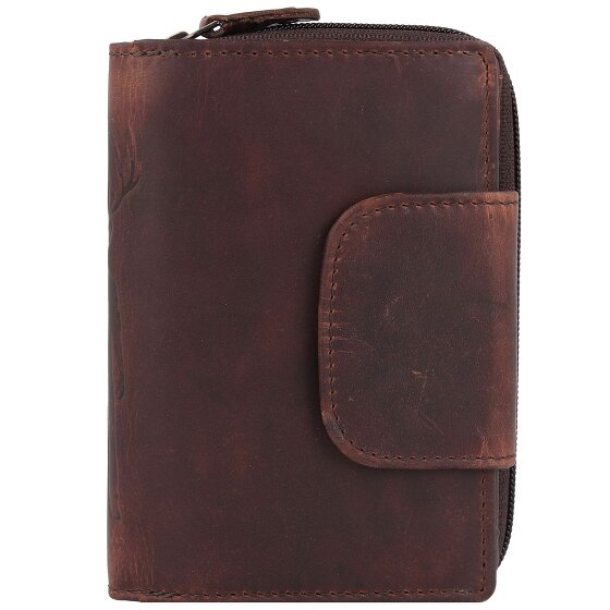 Jack Kinsky Monterey Portfel Ochrona RFID Skórzany 10 cm