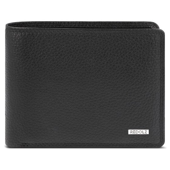 Redolz Portfel Leather Essentials QF z skóry z ochroną RFID, 11,5 cm