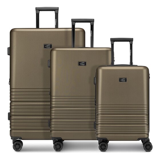 camel active Hanoi 4 kółka Zestaw walizek 3-części z funkcją poszerzenia