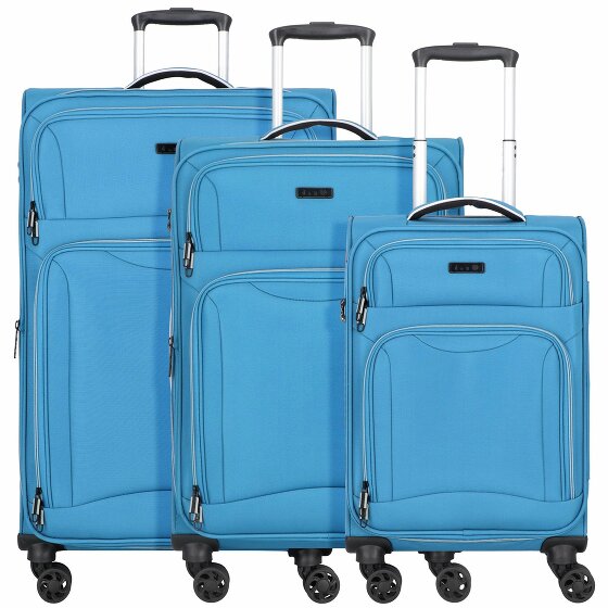 d&n Travel Line 9204 4 kółka Zestaw walizek 3-części