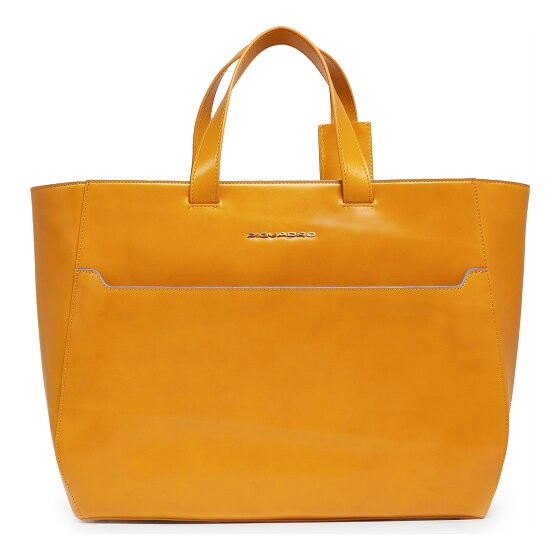 Piquadro Blue Square Shopper Bag Skórzany 40 cm