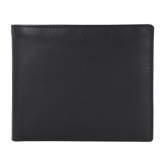 Esquire Frankfurt Portfel Ochrona RFID Skórzany 12 cm