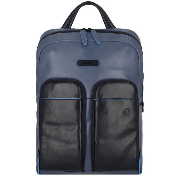 Piquadro Blue Square Revamp Backpack RFID Leather 42 cm Laptop Compartment