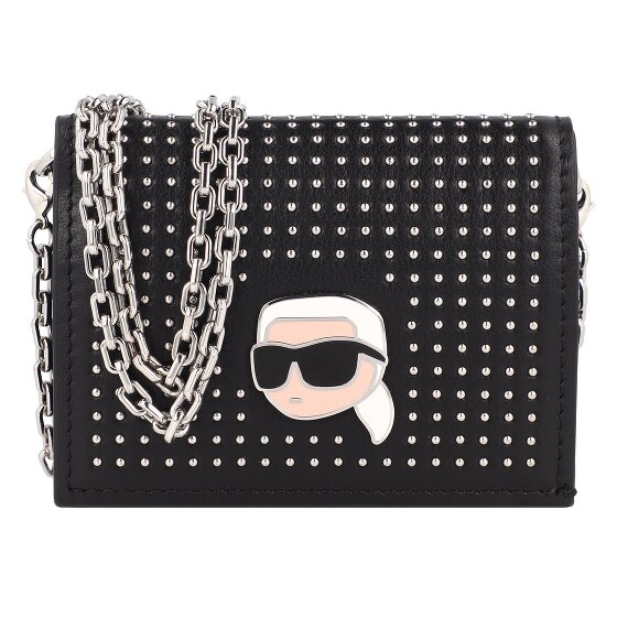 Karl Lagerfeld Ikonik 2.0 Kopertówka Skórzany 11 cm