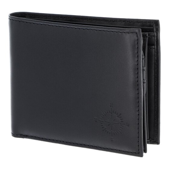 oxmox Leather Portfel Ochrona RFID Skóra 12 cm