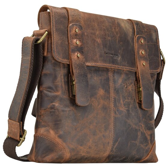 Greenland Nature Klasyczna skórzana torba na ramię 31 cm