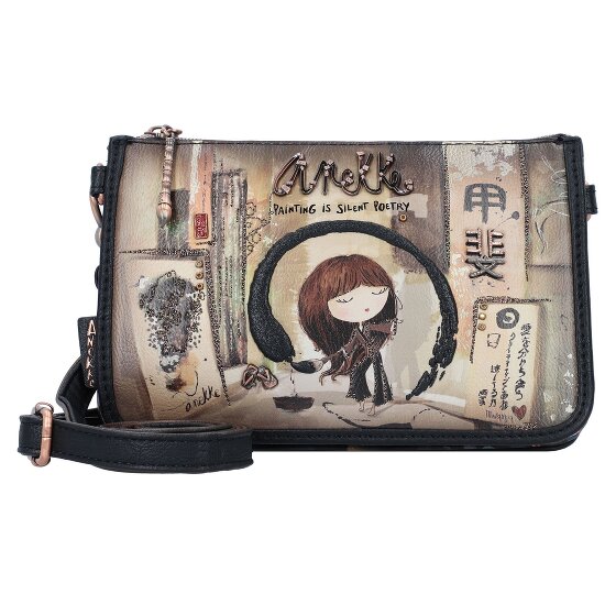 Anekke Shoen Black Torba na ramię 21 cm