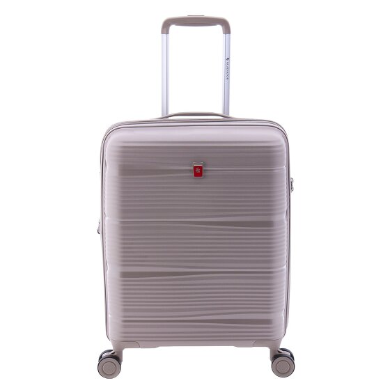 Gladiator 0800 4 kółka Walizka kabinowy 55 cm z plisą rozprężną