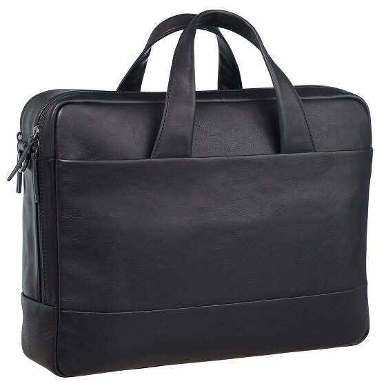 Leonhard Heyden Hamburg Teczka skórzana 40 cm Przegroda na laptopa