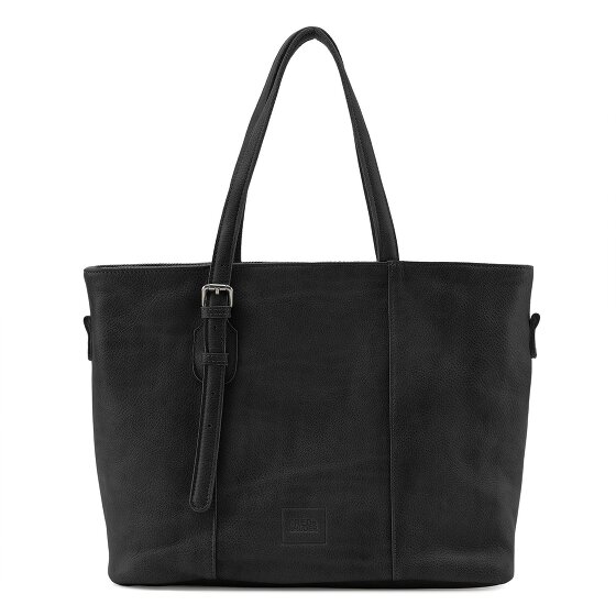 FredsBruder Dwustronna skórzana shopperka 37 cm