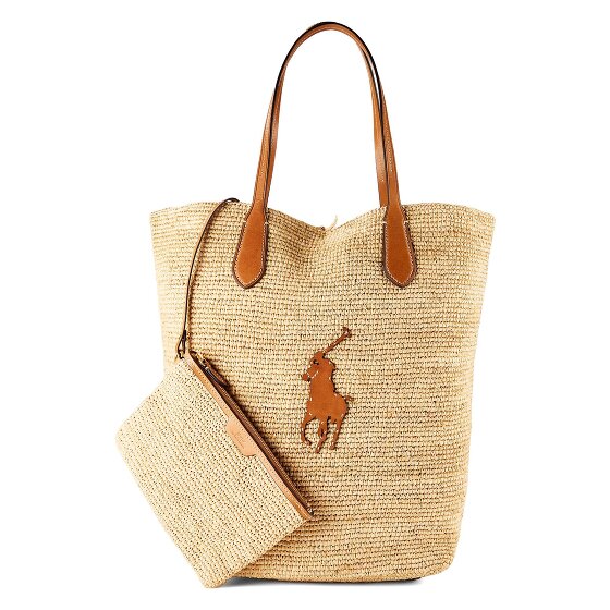 POLO RALPH LAUREN Raffia Shopper Bag 46 cm