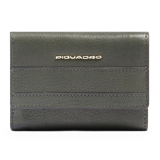 Piquadro Patricia Portfel Ochrona RFID Skórzany 9 cm