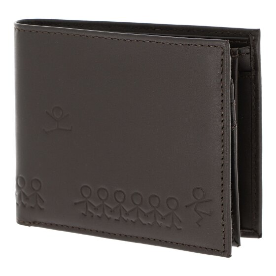 oxmox Leather Portfel Ochrona RFID Skóra 10 cm