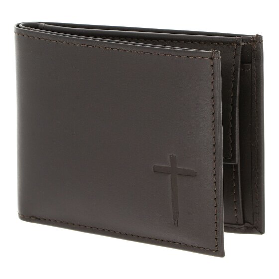 oxmox Leather Portfel Ochrona RFID Skóra 11 cm