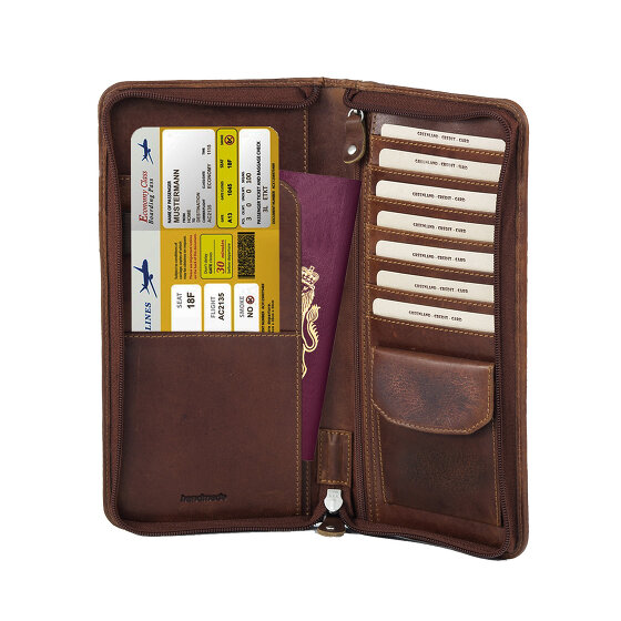 Greenland Nature Montana skórzane etui na paszport 25 cm