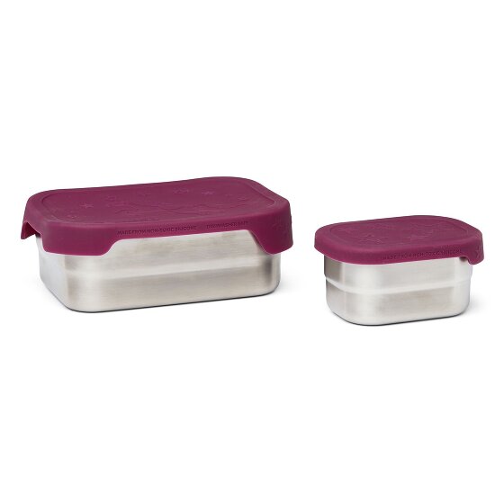 Ergobag Zestaw Lunch Box ze stali nierdzewnej 2szt. 17 cm