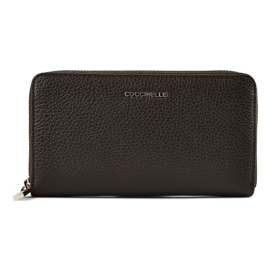 Coccinelle Metallic Soft Portfel Skóra 10 cm