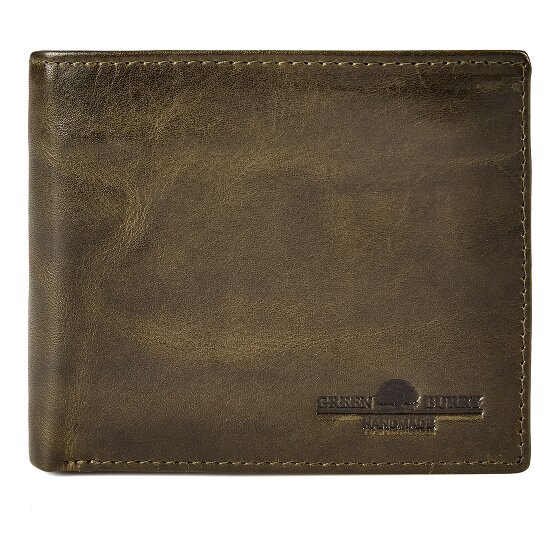 Greenburry Newport Portfel Ochrona RFID Skórzany 11 cm
