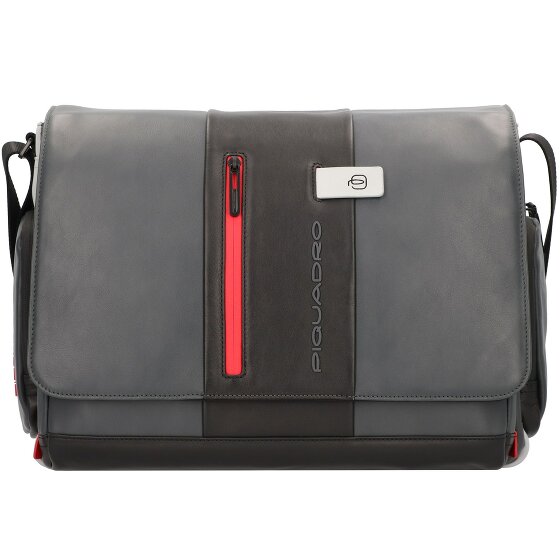 Piquadro Urban Messenger Leather 36 cm przegroda na laptopa