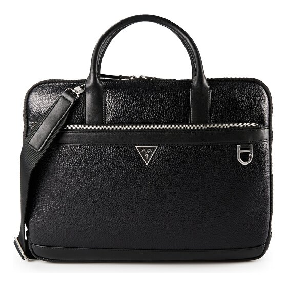 Guess Monaco Teczka Skórzany 38 cm Komora na laptopa