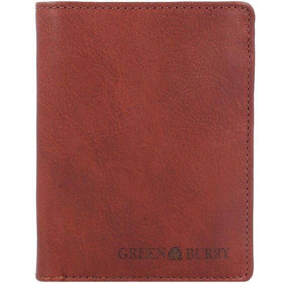 Greenburry Vintage Washed Leather Wallet 10 cm