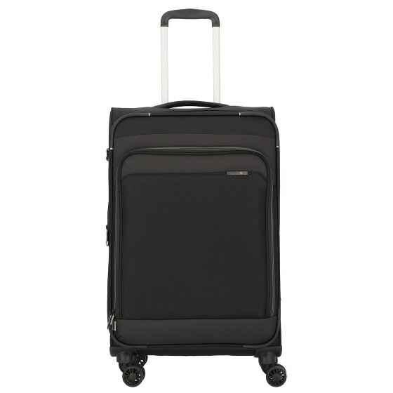 d&n Travel Line 9504 4 kółka Walizka M 67 cm z plisą rozprężną