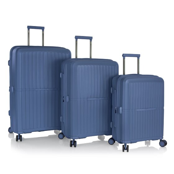 Heys AirLite 4 kółka Zestaw walizek 3-części z plisą rozprężną