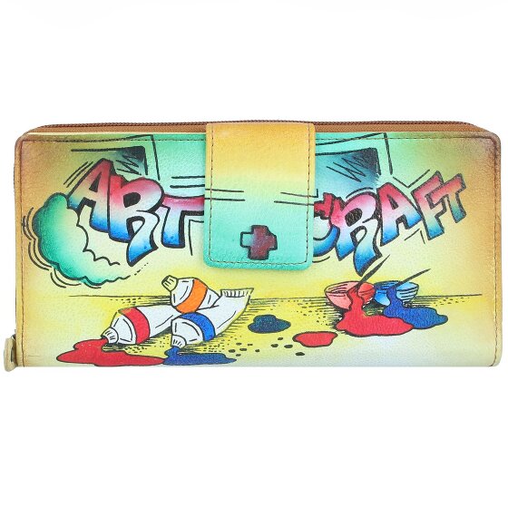 Greenland Nature Art+Craft Wallet RFID Leather 20 cm