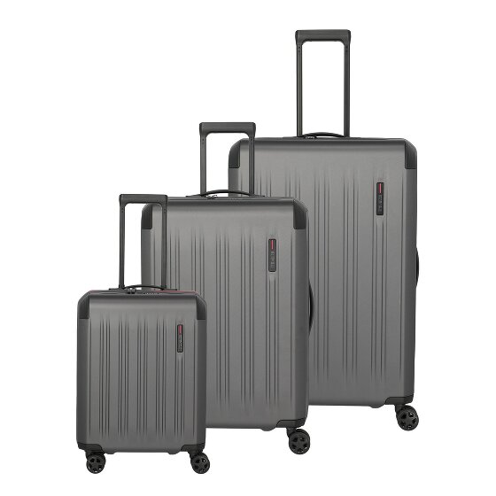Travelite Dynamiic 4 kółka Zestaw walizek 3-części z plisą rozprężną