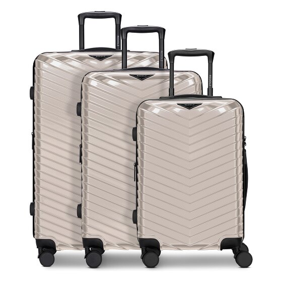 Redolz Essentials 18 4 kółka Zestaw walizek 3-części z plisą rozprężną