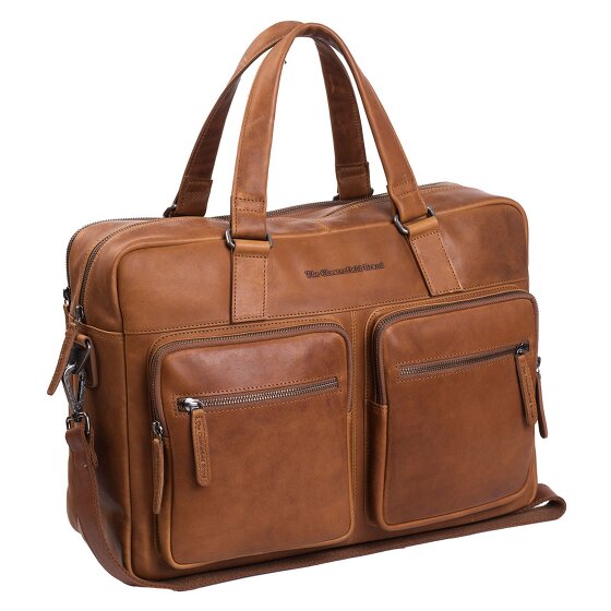 The Chesterfield Brand Wax Pull Up Teczka Skórzany 43 cm Komora na laptopa