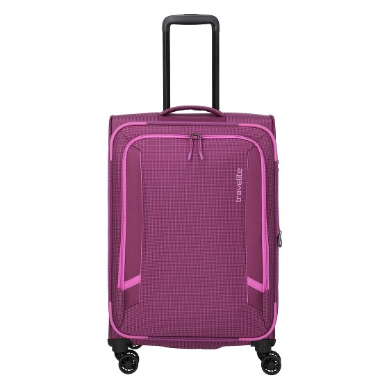 Travelite Corsiica 4 kółka Walizka M 67 cm z plisą rozprężną