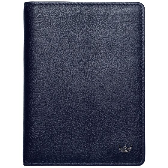 Golden Head Skórzane etui na karty identyfikacyjne RFID Capri 9 cm